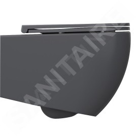 Sapho Isvea - Cuvette suspendue INFINITY, Rimless, anthracite 10NF02001-2C