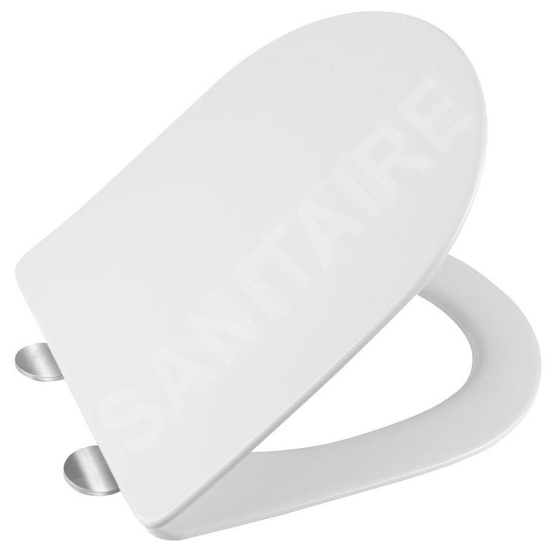 Sapho Abattants WC - Abattant WC Paco, Slim, SoftClose, blanc PCS1012