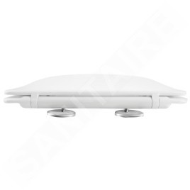 Sapho Abattants WC - Abattant WC Paco, Slim, SoftClose, blanc PCS1012