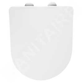 Sapho Abattants WC - Abattant WC Paco, Slim, SoftClose, blanc PCS1012