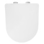 Sapho Abattants WC - Abattant WC Paco, Slim, SoftClose, blanc PCS1012