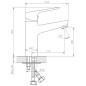 Bruckner Schmitz - Mitigeur de lavabo, chrome 863.002.1