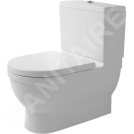 Duravit Starck 3 - Cuvette de WC à poser à installer avec réservoir Big Toilet, blanc 2104090000