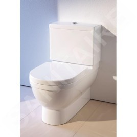 Duravit Starck 3 - Cuvette de WC à poser à installer avec réservoir Big Toilet, blanc 2104090000