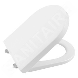 Sapho Lisa - Abattant WC, Soft Close, duroplast, blanc 1703-746