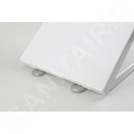 Sapho Lisa - Abattant WC, Soft Close, duroplast, blanc 1703-746