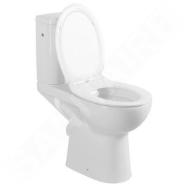 Sapho Adele - Abattant WC Slim, SoftClose, blanc 1703-356