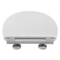 Sapho Adele - Abattant WC Slim, SoftClose, blanc 1703-356