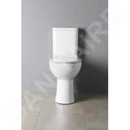 Sapho Adele - Abattant WC Slim, SoftClose, blanc 1703-356