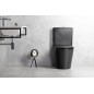 Sapho Paco - Combiné WC, vidage Vario, Rimless, noir PC1012WRB Sapho Paco - Combiné WC, vidage Vario, Rimless, noir PC1012WRB