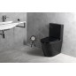 Sapho Paco - Combiné WC, vidage Vario, Rimless, noir PC1012WRB Sapho Paco - Combiné WC, vidage Vario, Rimless, noir PC1012WRB