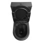 Sapho Paco - Combiné WC, vidage Vario, Rimless, noir PC1012WRB Sapho Paco - Combiné WC, vidage Vario, Rimless, noir PC1012WRB