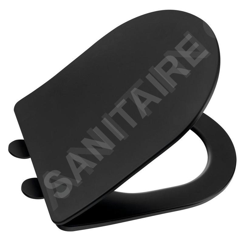 Sapho Paco - Abattant WC, SoftClose, noir PCS1012B