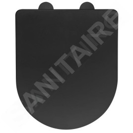 Sapho Paco - Abattant WC, SoftClose, noir PCS1012B