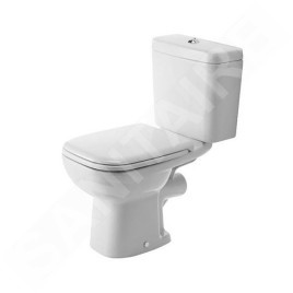Duravit D-Code - Cuvette de WC à poser, évacuation horizontale, blanc alpin 21110900002