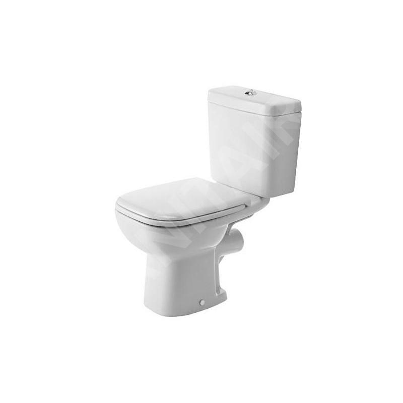 Duravit D-Code - Cuvette de WC à poser, évacuation horizontale, blanc alpin 21110900002 Duravit D-Code - Cuvette de WC à poser, évacuation horizontale, blanc alpin 21110900002