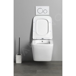 Sapho Porto - Abattant WC Slim, duroplast, SoftClose, blanc PZS102