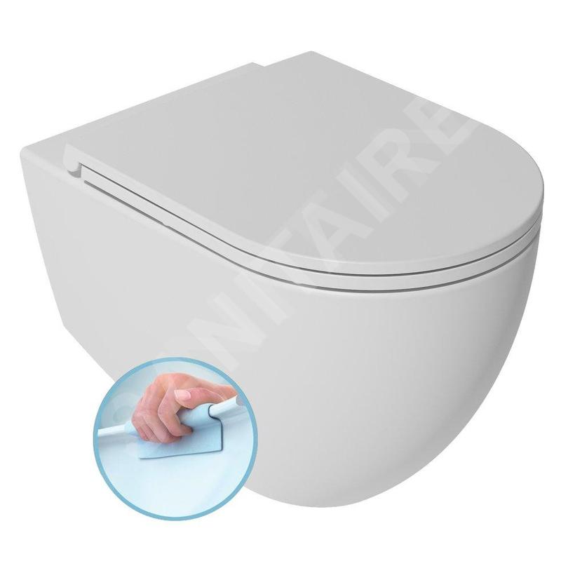 Sapho Isvea - Cuvette supendue INFINITY, Rimless, blanc mat 10NF02001-2L Sapho Isvea - Cuvette supendue INFINITY, Rimless, blanc mat 10NF02001-2L