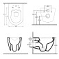 Sapho Isvea - Cuvette supendue INFINITY, Rimless, blanc mat 10NF02001-2L Sapho Isvea - Cuvette supendue INFINITY, Rimless, blanc mat 10NF02001-2L
