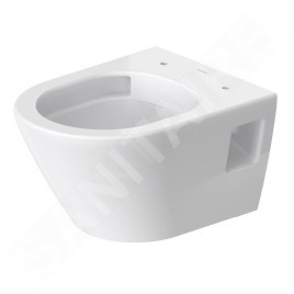 Duravit D-Neo - WC suspendu Compact, Rimless, HygieneGlaze, blanc 2587092000