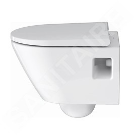 Duravit D-Neo - WC suspendu Compact, Rimless, HygieneGlaze, blanc 2587092000