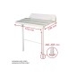 Sapho Accessoire Ridder - Siège de douche, rabattable, blanc A0020301
