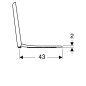 Geberit myDay - Abattant de toilette Softclose, blanc 575410000