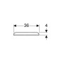 Geberit myDay - Abattant de toilette Softclose, blanc 575410000