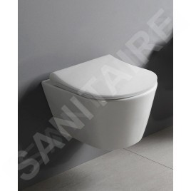 Sapho Céramique - WC suspendu Avva, Rimless, blanc 100314