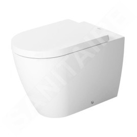 Duravit ME by Starck - WC à poser, sortie arrière, avec HygieneGlaze, blanc / blanc mat 2169099000
