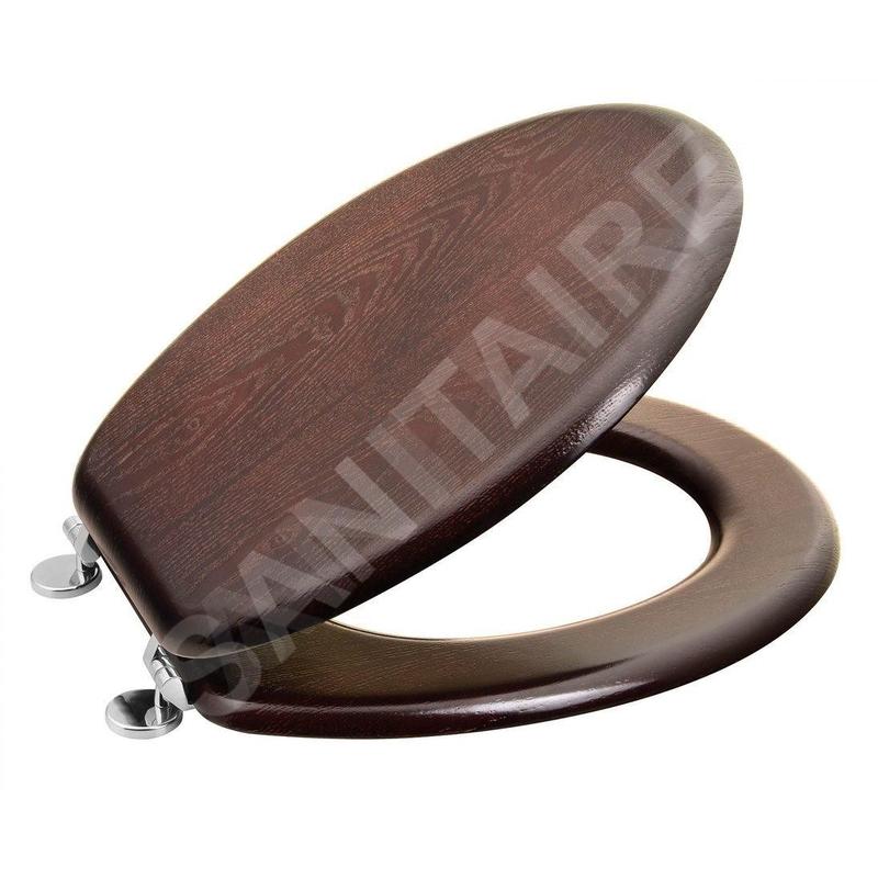 Aqualine Abattants WC - Abattant WC, noyer 1705-11