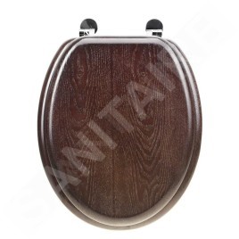 Aqualine Abattants WC - Abattant WC, noyer 1705-11