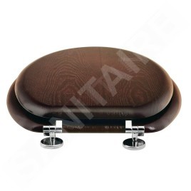 Aqualine Abattants WC - Abattant WC, noyer 1705-11