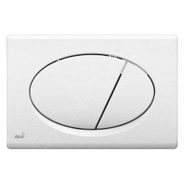 Alcadrain Basic - Plaque de déclenchement, blanc M70