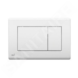 Alcadrain Basic - Plaque de déclenchement, blanc M270