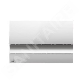 Alcadrain Basic - Plaque de déclenchement, chrome brillant M1721