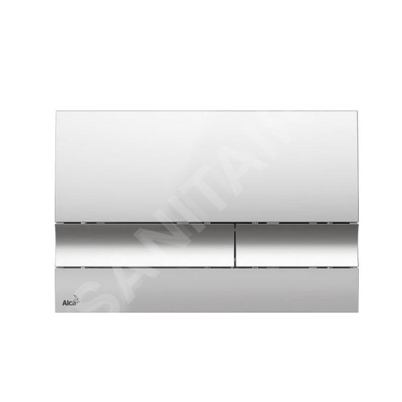 Alcadrain Basic - Plaque de déclenchement, chrome brillant M1721