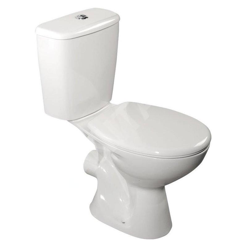 Aqualine Juan WC - WC combi, sortie arrière, blanc LC2154