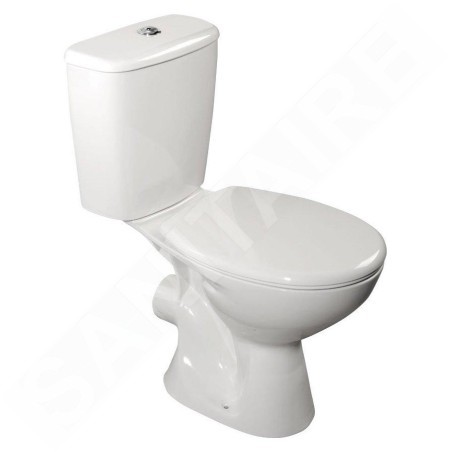 Aqualine Juan WC - WC combi, sortie arrière, blanc LC2154
