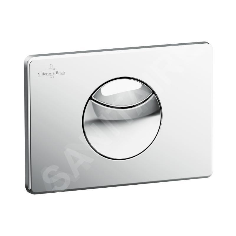 Villeroy & Boch ViConnect - Plaque de déclenchement E100, chrome 92248561 Villeroy & Boch ViConnect - Plaque de déclenchement E100, chrome 92248561