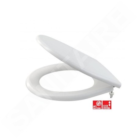 Alcadrain Toiletzittingen - abattant WC, duroplast, Antibac, blanc A602