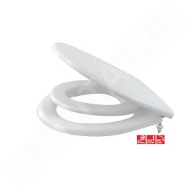 Alcadrain Toiletzittingen - Abattant WC avec insert intégré, antibactérien, SoftClose, blanc A606
