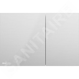 Alcadrain Flat - Bouton de commande affleurant, acier inoxydable semi-mat/brillant AIR-INOX