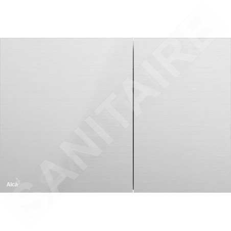 Alcadrain Flat - Bouton de commande affleurant, acier inoxydable semi-mat/brillant AIR-INOX
