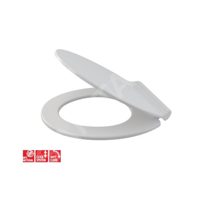 Alcadrain Toiletzittingen - Abattant WC Slim, SoftClose, antibac, blanc A64SLIM Alcadrain Toiletzittingen - Abattant WC Slim, SoftClose, antibac, blanc A64SLIM
