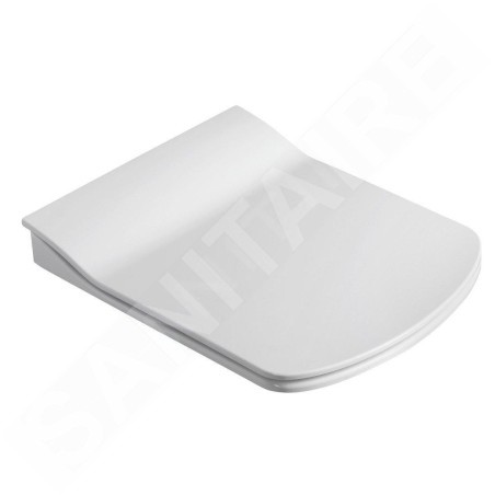 Sapho Abattants WC - Abattant WC Glanc Slim, SoftClose, blanc GC5030