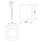 Sapho Abattants WC - Abattant WC Glanc Slim, SoftClose, blanc GC5030 Sapho Abattants WC - Abattant WC Glanc Slim, SoftClose, blanc GC5030