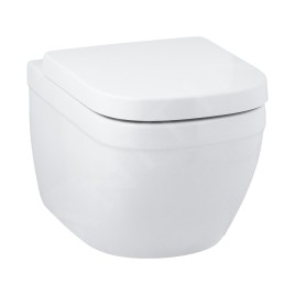Grohe Solido - Set de bâti-support, cuvette Euro Ceramic et abattant softclose, plaque de déclenchement Skate Cosmopolitan,