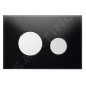 Tece TECEloop - Commande de chasse d'eau, verre noir / chrome brillant 9240656