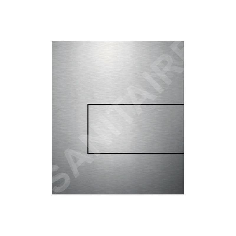 Tece TECEsquare - Commande de la chasse d'eau d’urinoir, finition anti-empreintes, acier inoxydable brossé 9242810